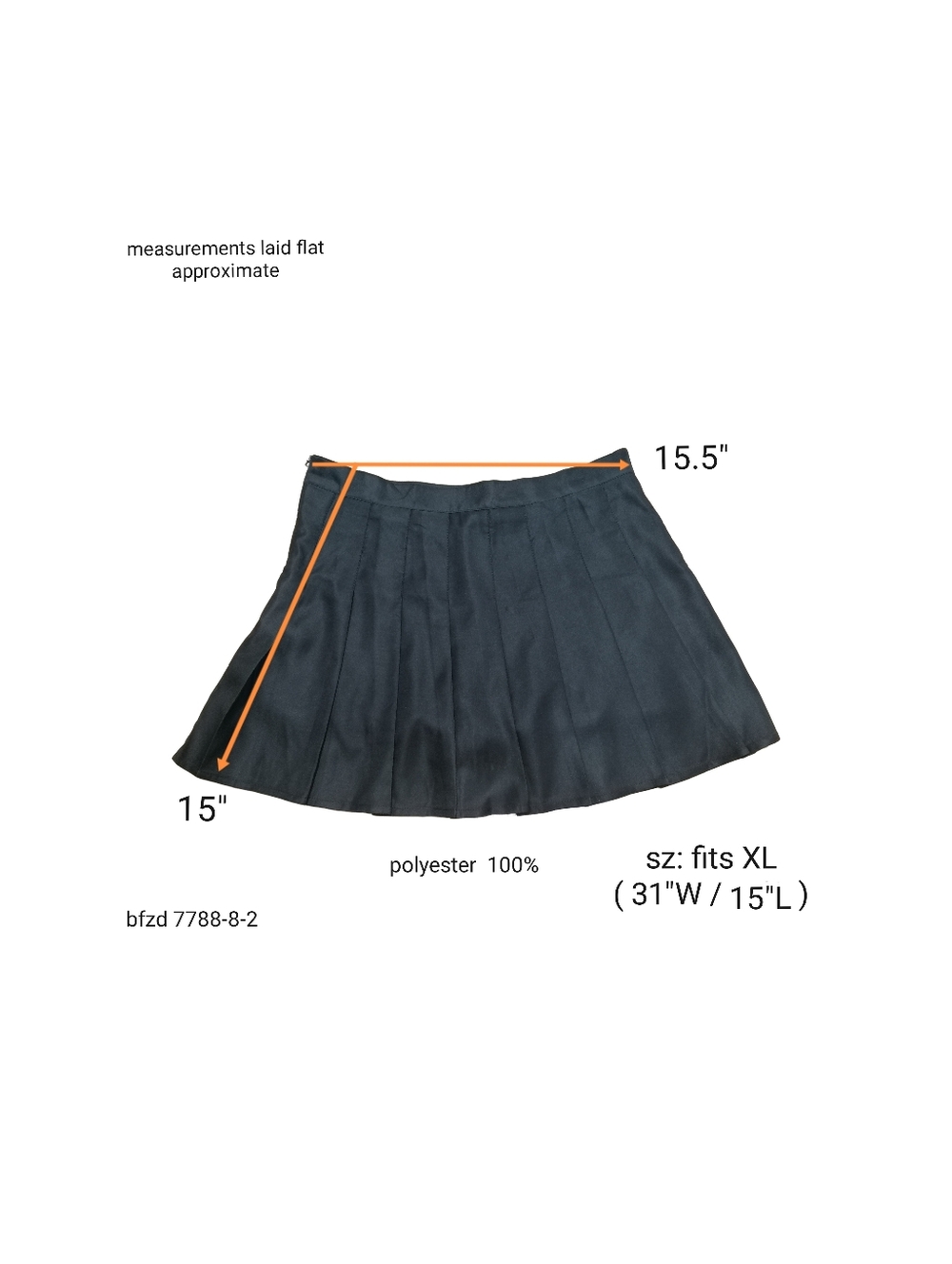 🦉🦉🦉 Black Pleated Mini Skirt - Classic Schoolgirl Style